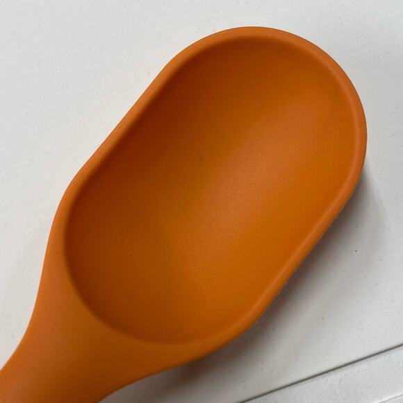 CWC Silicone Spoon Orange Cook With Color Cooking Baking Kitchen - Picture 2 of 5